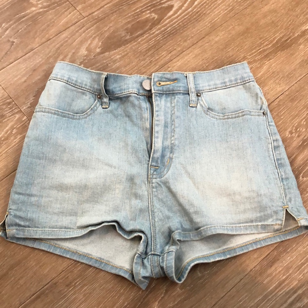 High waisted shorts